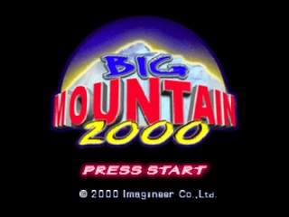 Big Mountain 2000 title screen for Nintendo 64